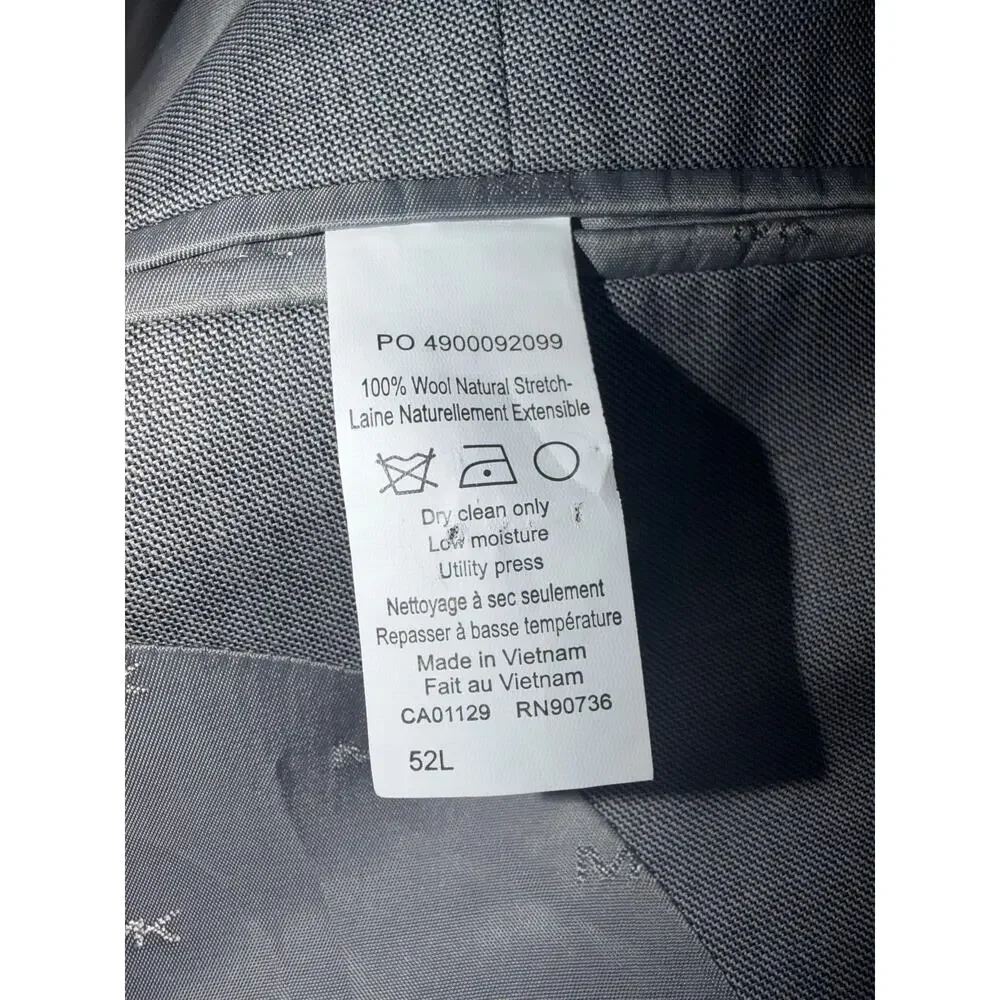 Michael Kors men’s grey wool blend coat blazer